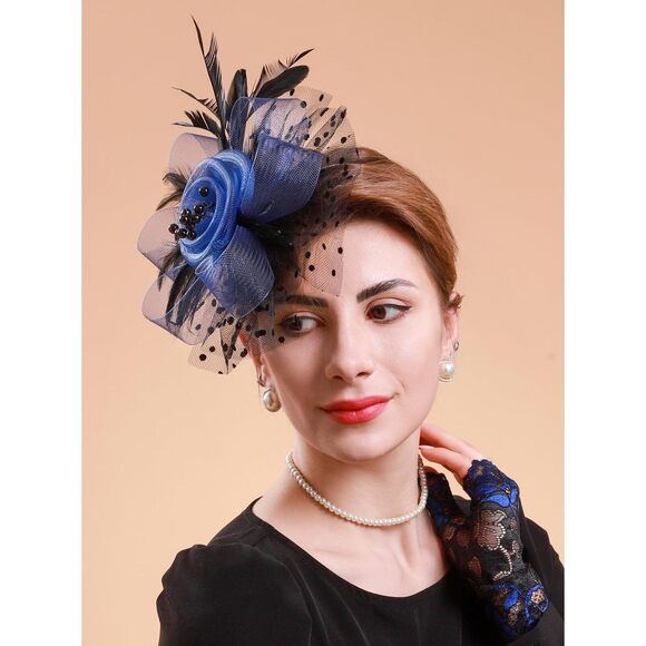 8638 Women\'s Fascinators Hat Derby Hats Wedding Cocktail Tea Party Headwear main image 4